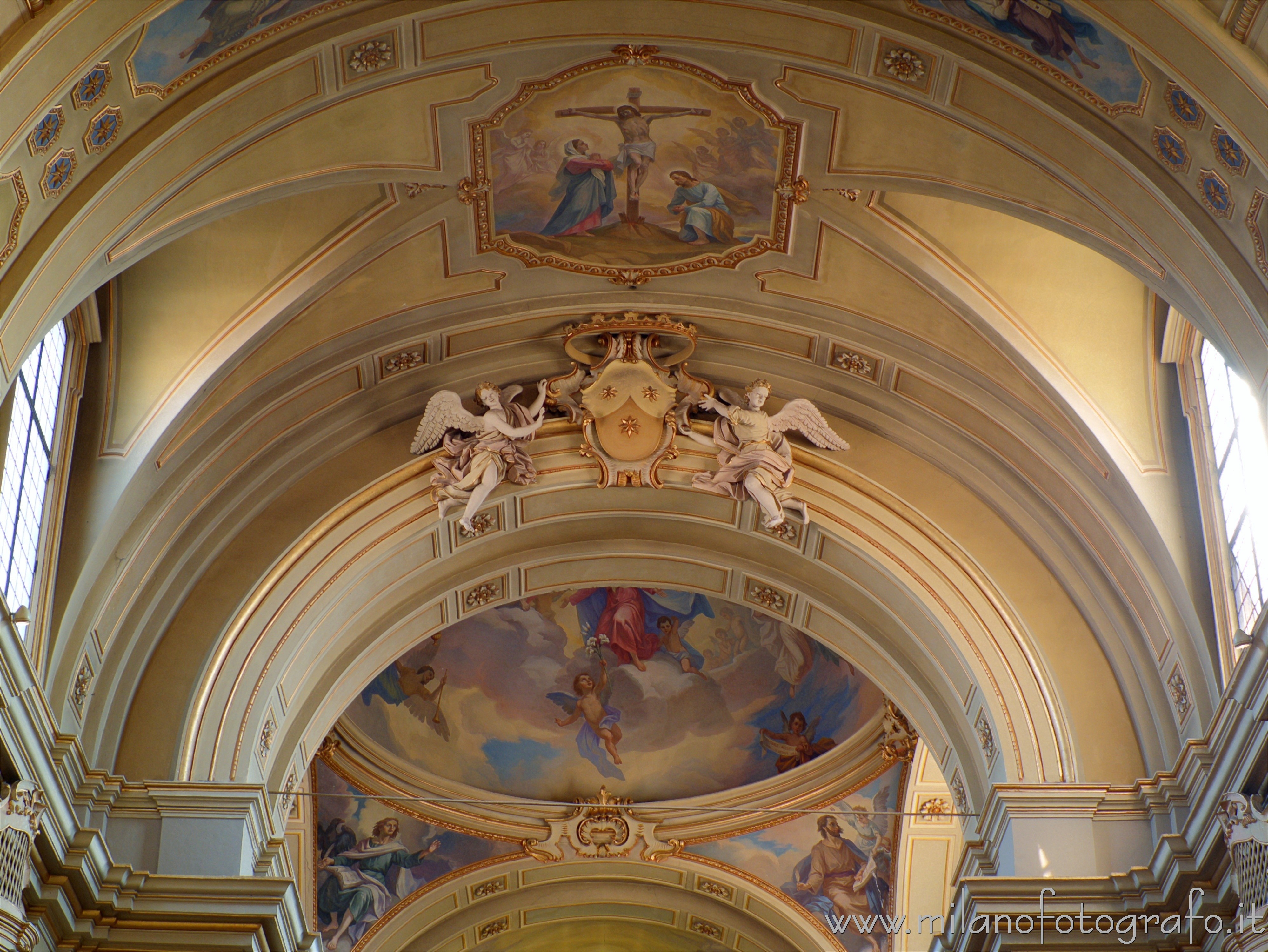 Rimini (Italy) - Great arch of the Church of San Giovanni Battista